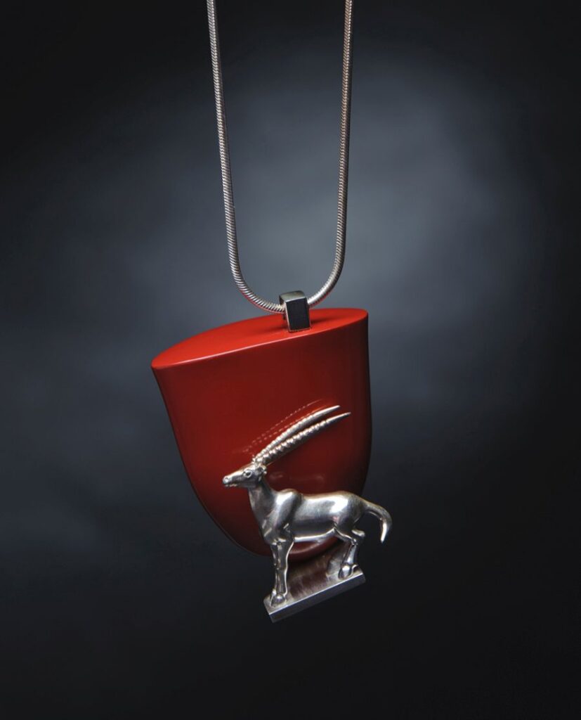 Necklace Red Oryx